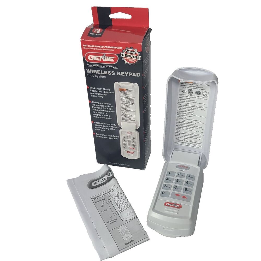Genie Garage Door Opener Remote Wireless Keyless Keypad Intellicode GK-R